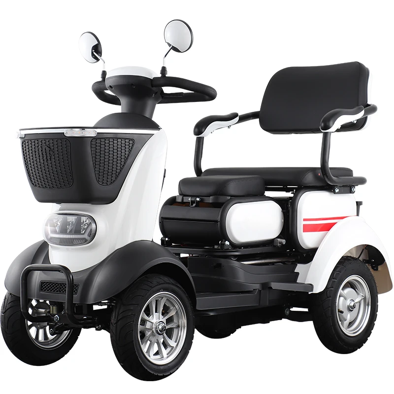 

XW4 48 Volt 500 Watt Electric Scooter Mobility Motorcycle with Storage Basket for Elderly