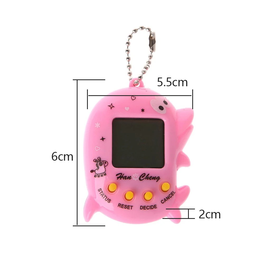 Hot ! Random Tamagotchi Electronic Pets Toys 90S Nostalgic 49 Pets in One Virtual Cyber Pet Toy Dolphin Shaped 6 Style Tamagochi