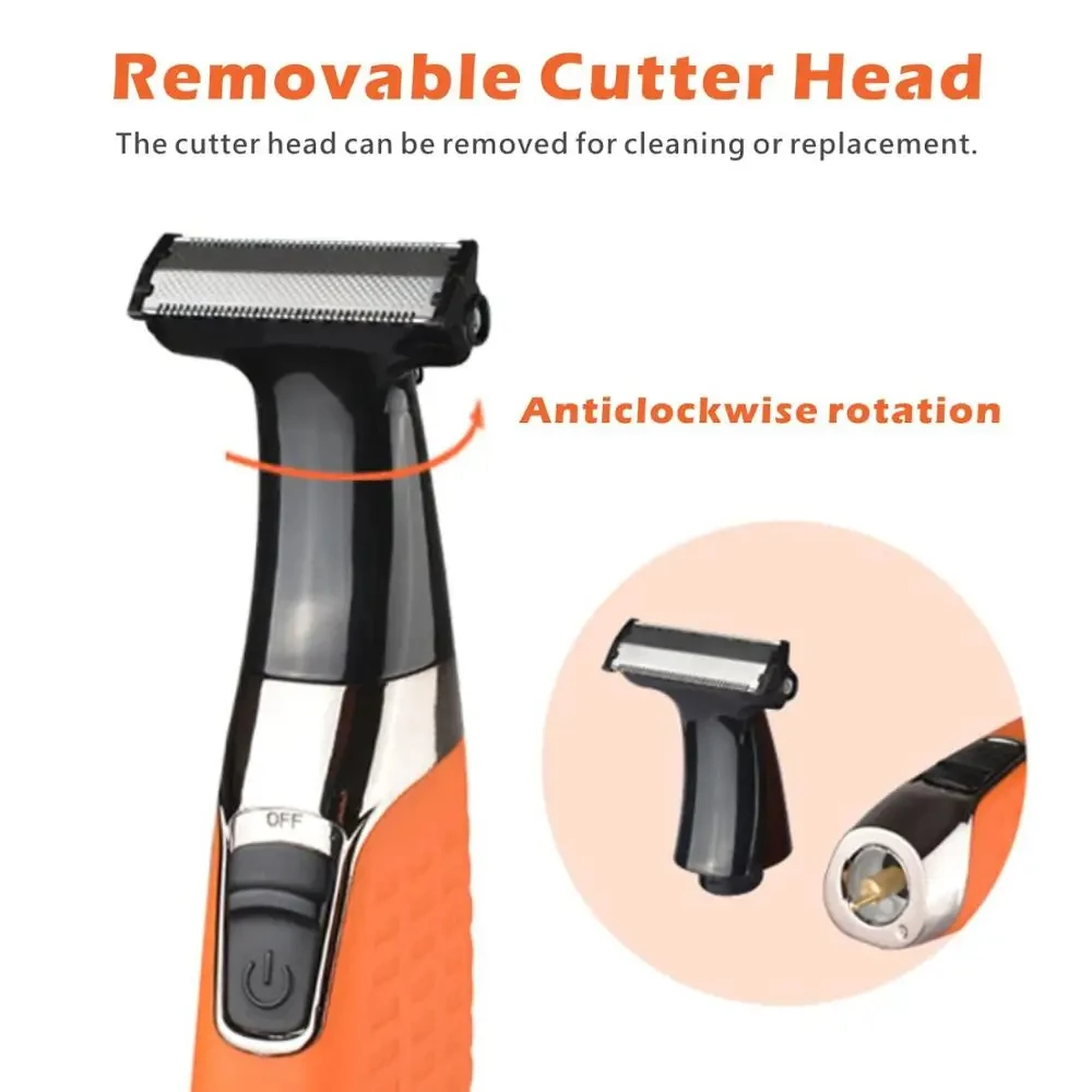 ماكينة حلاقة كهربائية قابلة للتعديل بشاشة LED قابلة لإعادة الشحن KM-1910 ماكينة حلاقة كهربائية محمولة مقاومة للماء ماكينة حلاقة Kemei