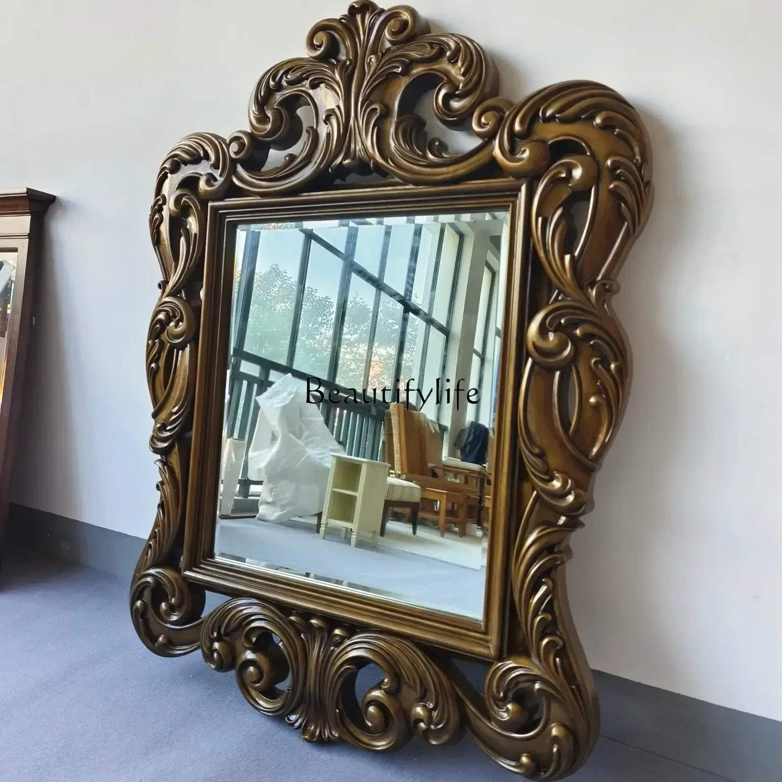 35American Style Export Genuine Decorative Mirror Villa Mansion Decorative Mirror