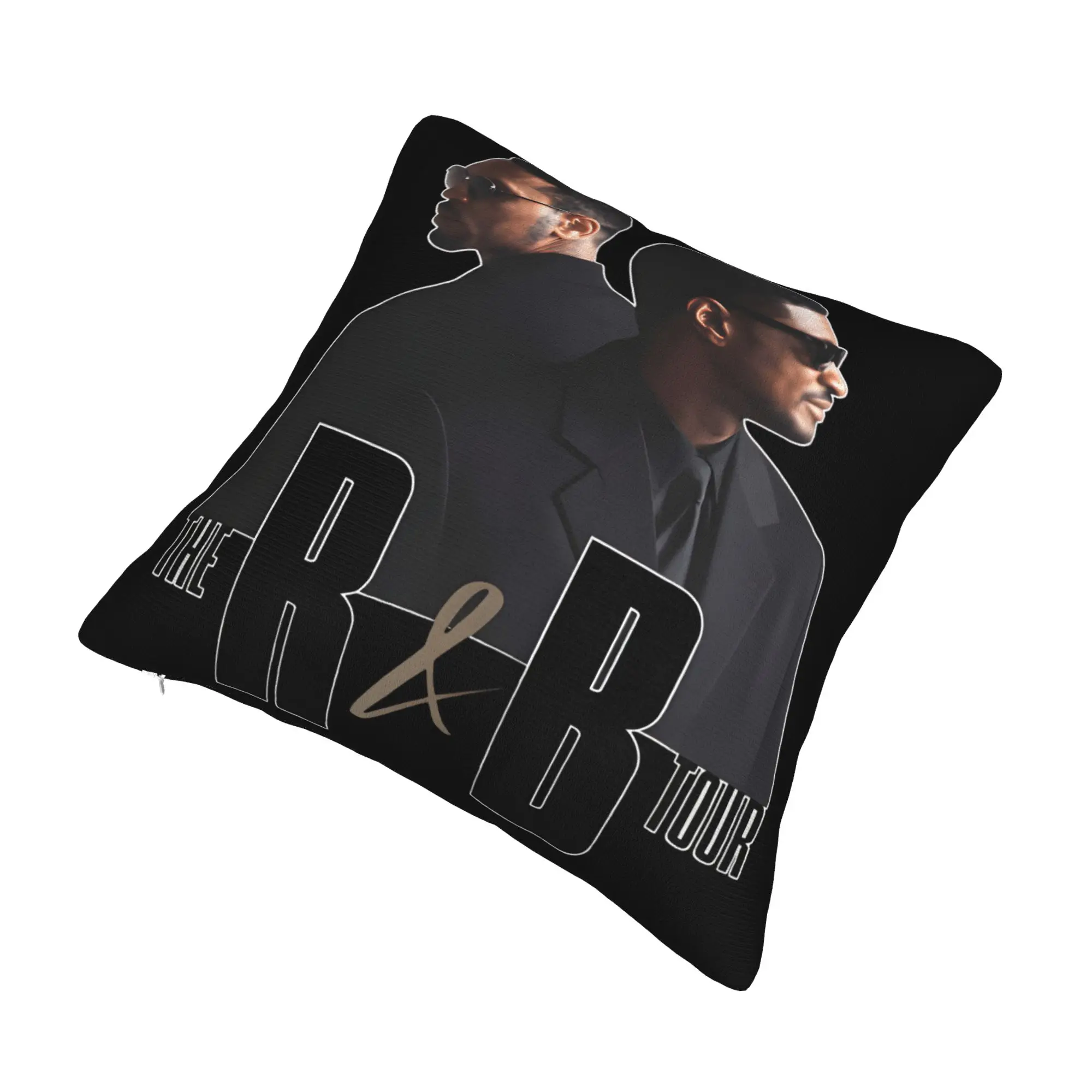 Decorative Pillowcase Chris Brown Usher R&B Tour 2026 Merch Home  Pillow Case Cover Drop Shipping Multi-Size
