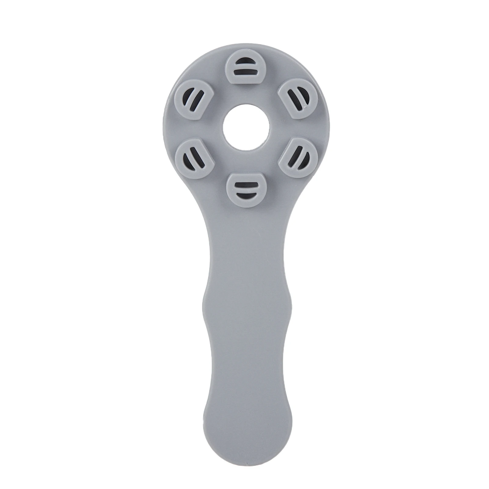 PVC 8 Groove Air Valve Wrench 6 Hole Pressure Relief Spanner Gray for Inflatable Boat Kayak Raft