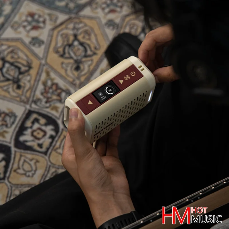 Hotone Pulze Mini Electric Guitar Acoustic Guitar Amplifier Effect Pedal Portable Bass Practice Amplifier Wireless Bluetooth