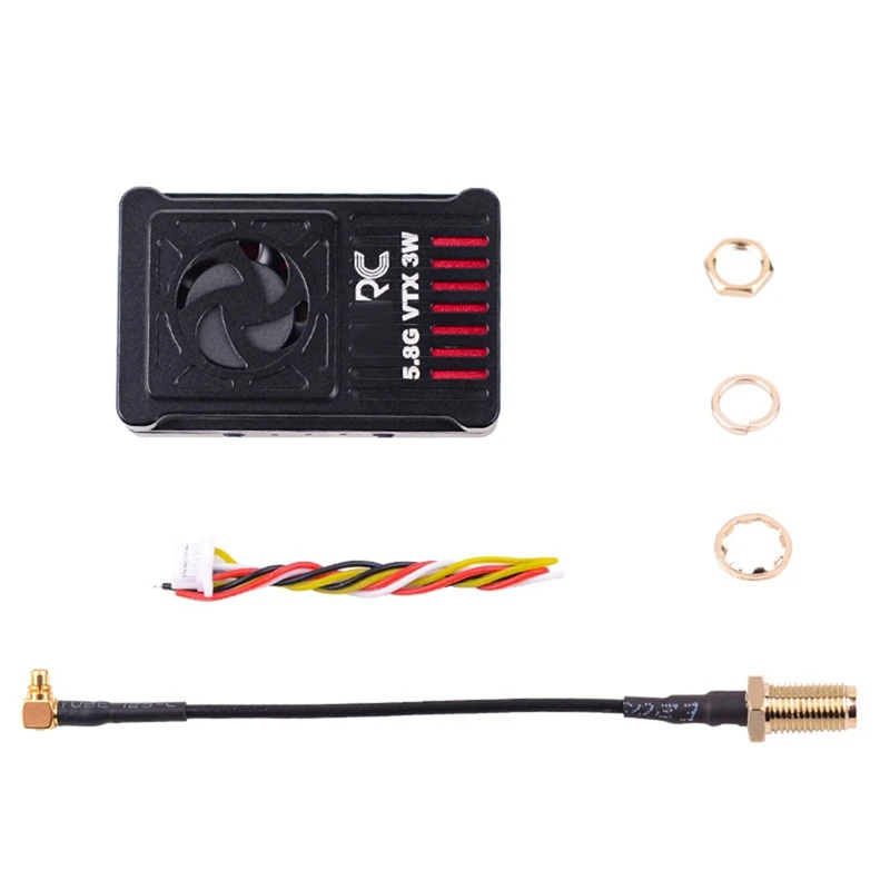 

5.8G 3W VTX High Power 48CH FPV Video Transmitter Support 2-8S For Long Range FPV Drone RC Model Parts