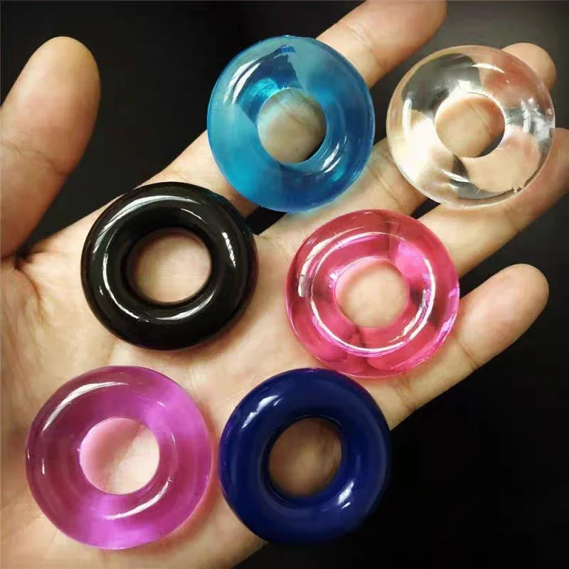 10/5Pcs Silicone Durable Penis Ring Adult Men Ejaculation Delay Cock Rubber Rings Penis Enlargement Sex Toys For Male Sex Ring