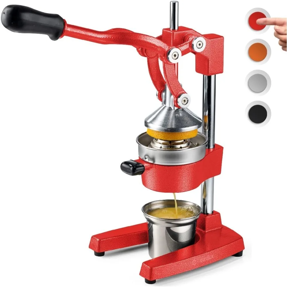 

NEW - Cast Iron Citrus Juicer | Extra-Large Commercial Grade Manual Hand Press | Heavy Duty Countertop Squeezer for