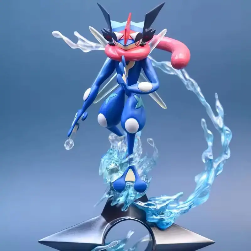 

Pok é Mon Trendy Play Wonder Kaga Ninja Frog Aoyi Flying Water Handheld Sword Pocket Monsters Handheld Model Ornament