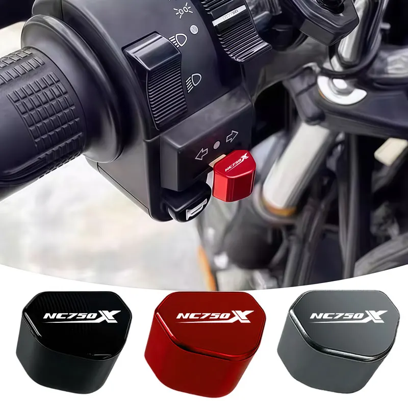 For HONDA NC750X NC750S NC 750X 750S NC750 X/S 2013-2023 Mototcycle Accessories CNC Switch Button Turn Signal Switch Key cap
