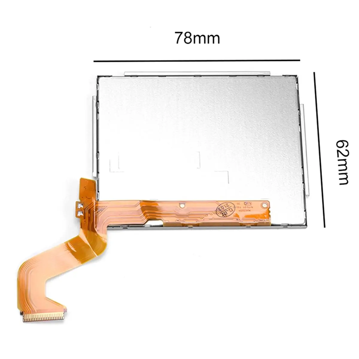 DT89 NEW Top LCD Display Screen Top Upper Screen Easy Installation Top Upper LCD Screen Replacement Parts for NDSI