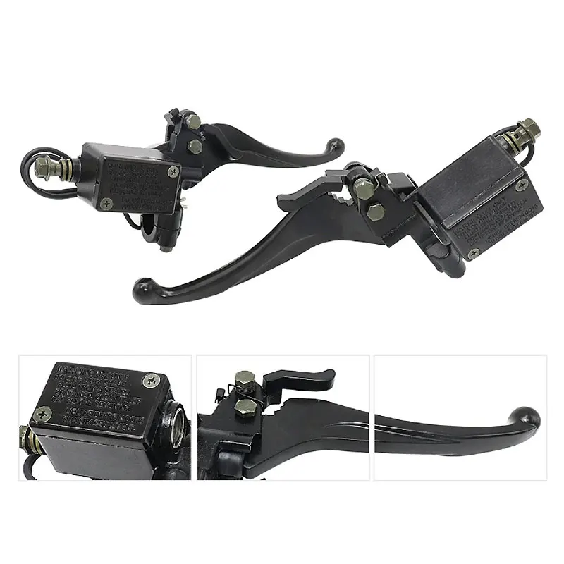 

Universal 22mm modified brake clutch motorcycle brake pump with lock buckle hydraulic clutch left and right brake pump