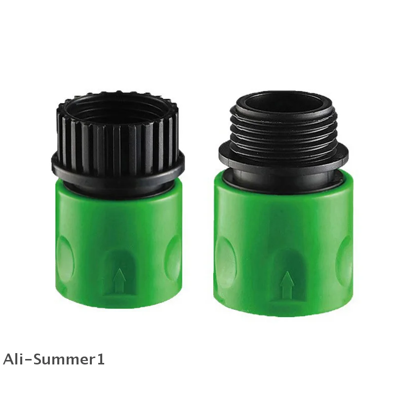 【E】5Pcs Garden Hose Quick Connector 3/4 Inch Internal And External Threaded Hose Adapter Gardening Tool Accessories