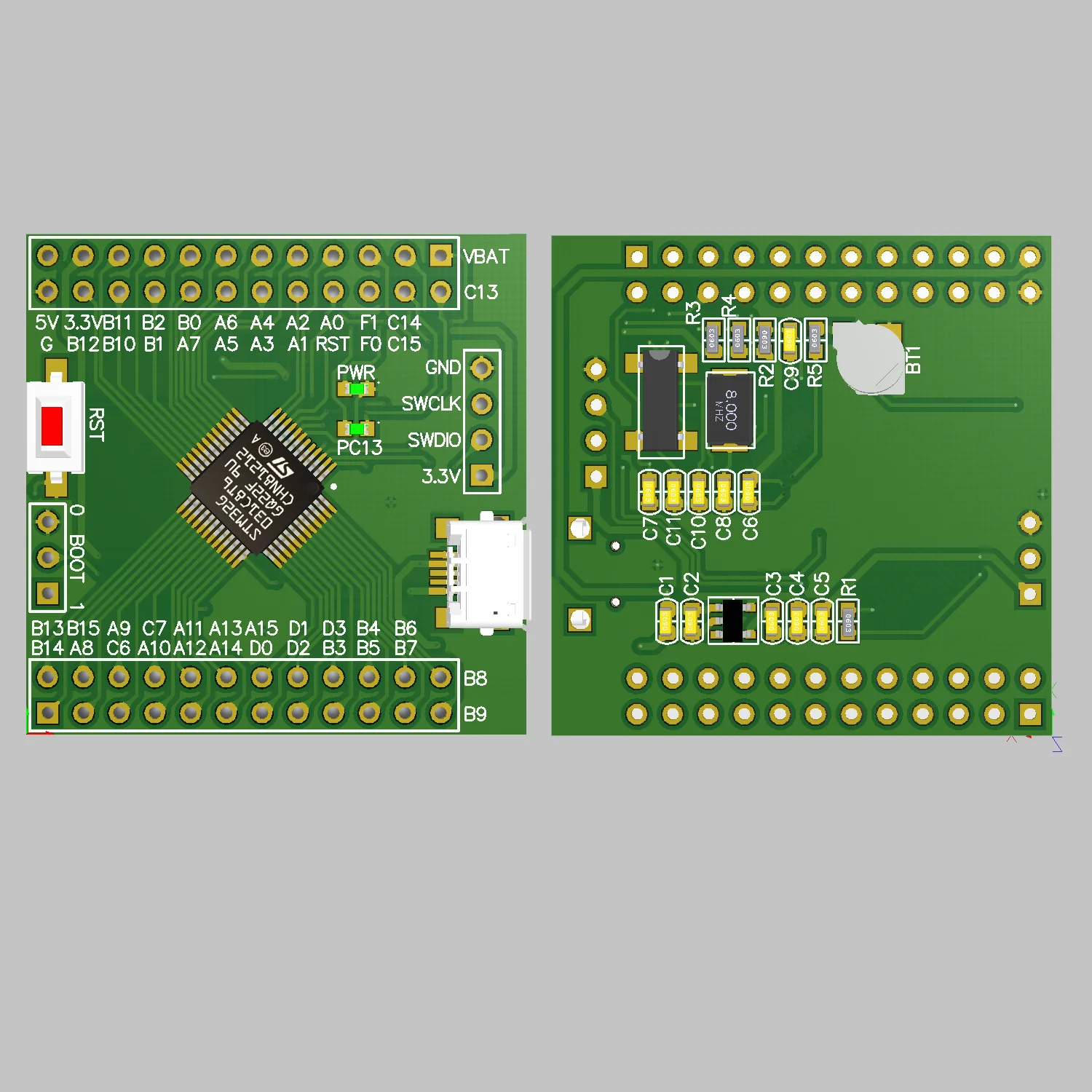 Stm32g01 Core Board Stm32g03c8t6ระบบขั้นต่ำ Cortex-M0 G0 Development Board STM