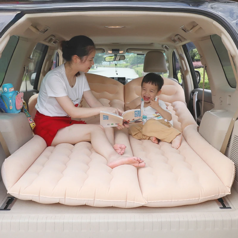 Inflatable Car Mattress For Self-Driving Camping Inflatable Bed Travel Goods Car Inflatable bed SUV Air Mattress