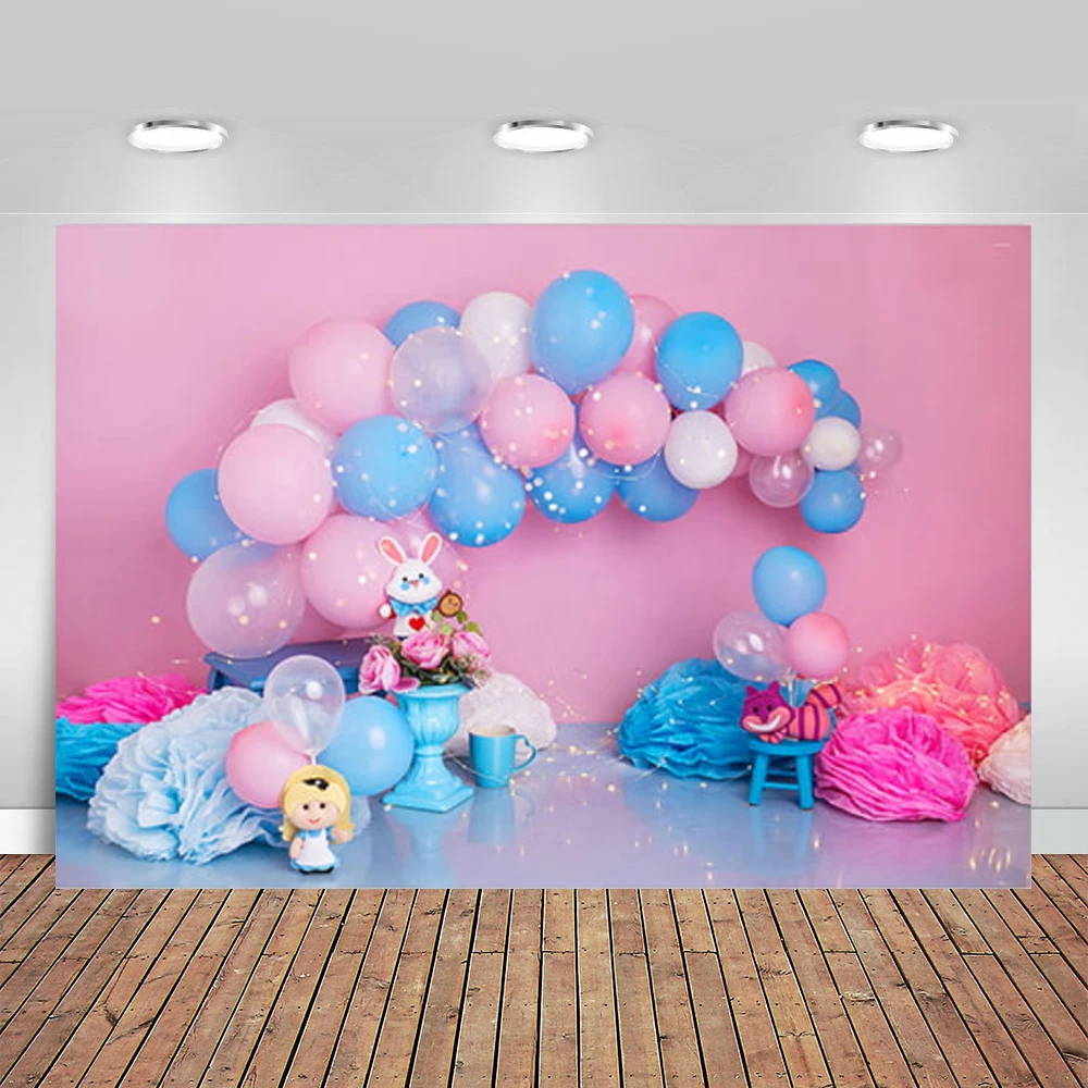 

Cartoon Vinyl Disney Alice In Wonderland Party Backdrops Alice Background Wall Cloth Baby Shower Kids Birthday Party Decoration