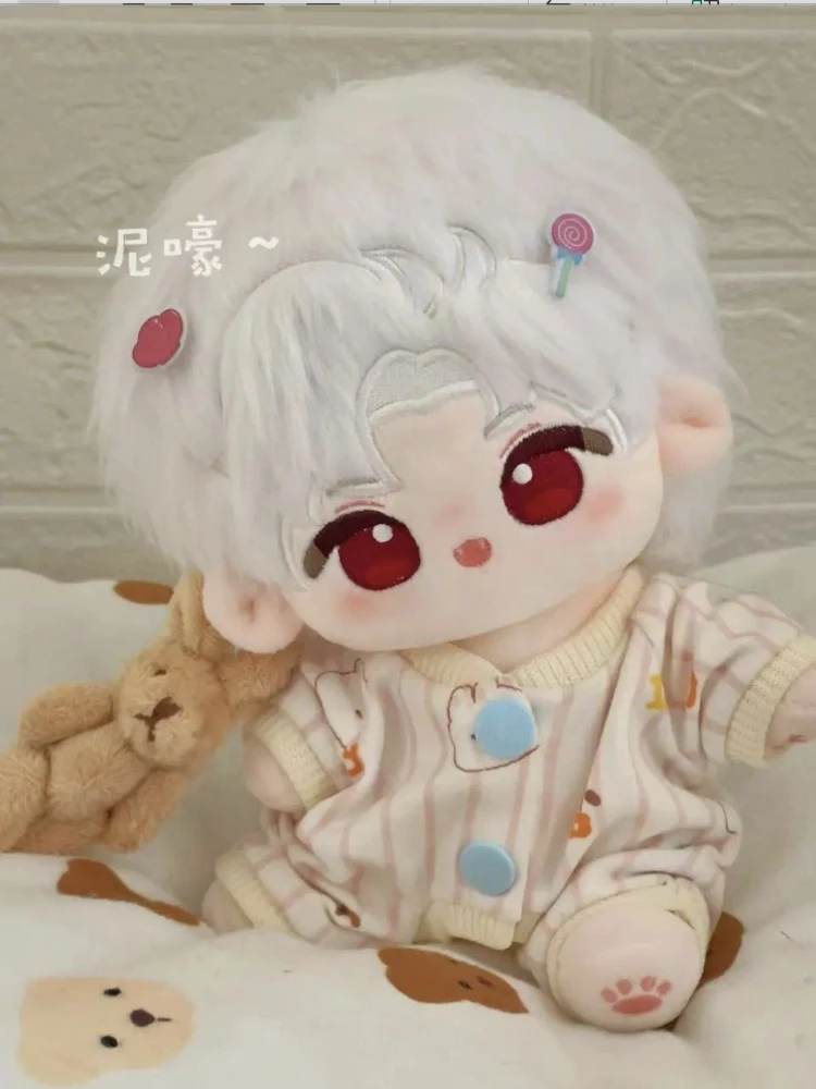 Feito à mão 20cm kawaii amor e espaço profundo sylus ídolo boneca anime estrela bonecas figura de pelúcia brinquedos macios algodão bonito plushies fãs presente