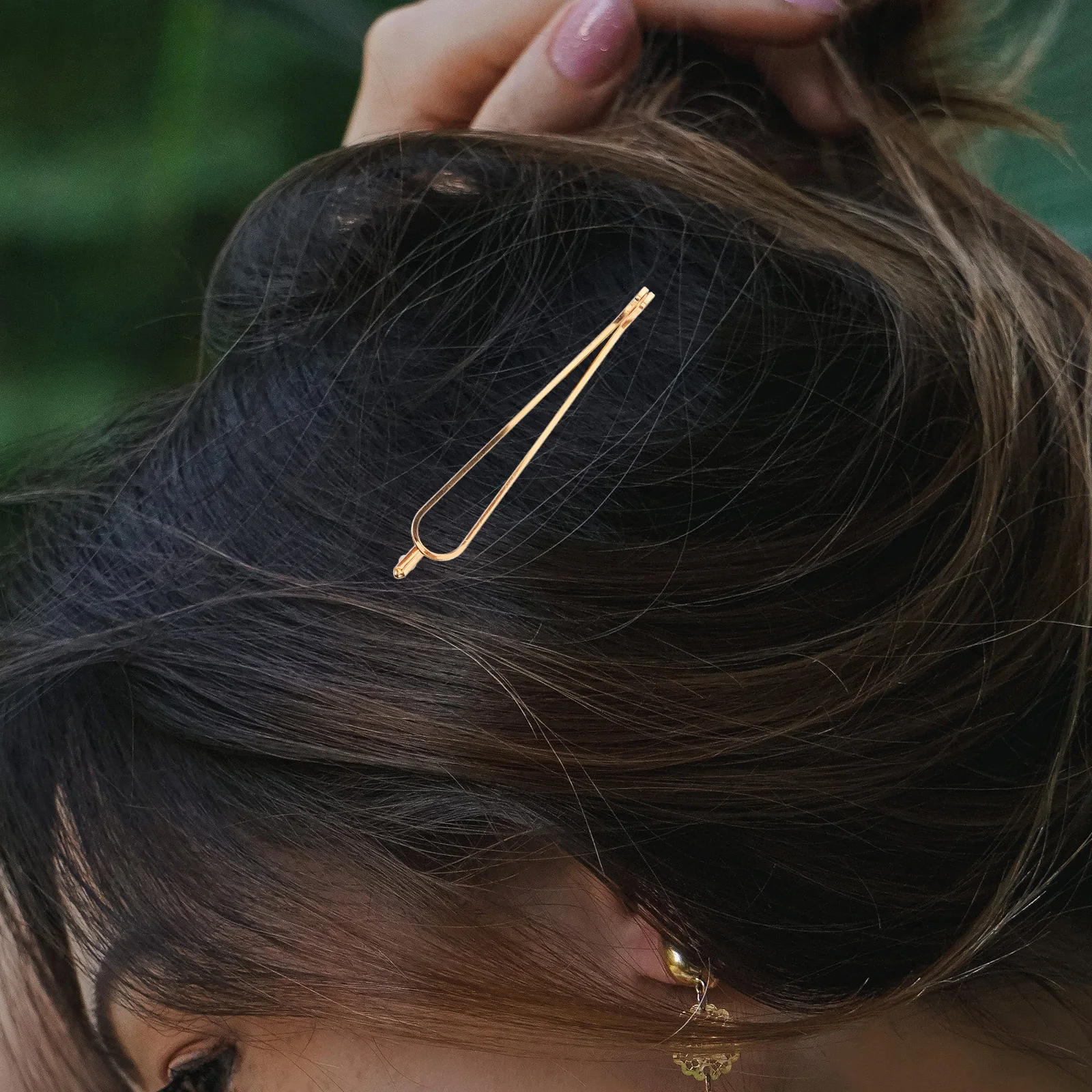 

1Pack Five Different Types Flower Styles Barrettes Metal Hair Clips Gold Party Wedding Decoration Hair Clips Alloy Hairpins