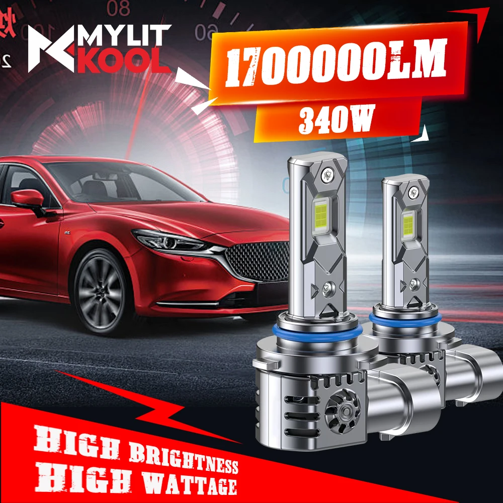 

1700000lm H11 Fog Light Bulb 9005 9006 9012 Led Car Headlight with Fan Plug and Play for Renault Duster Fiat Strada Toyota Hilux