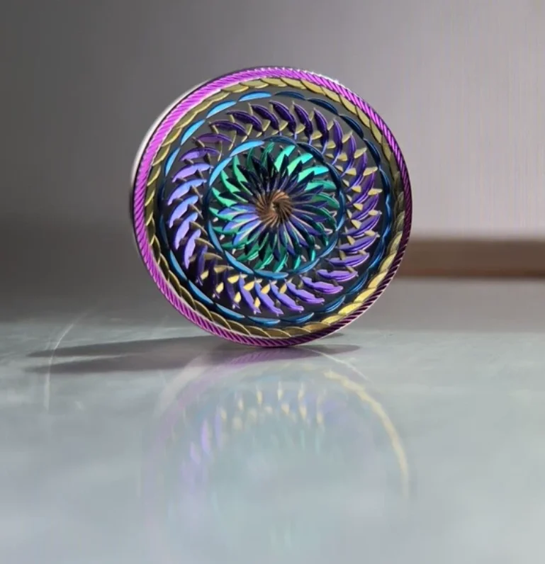 Used EDC TC button 28mm*13mm Stress Relief Toy Haptic Spinner Fingertip Gyroscope Decompression Toys