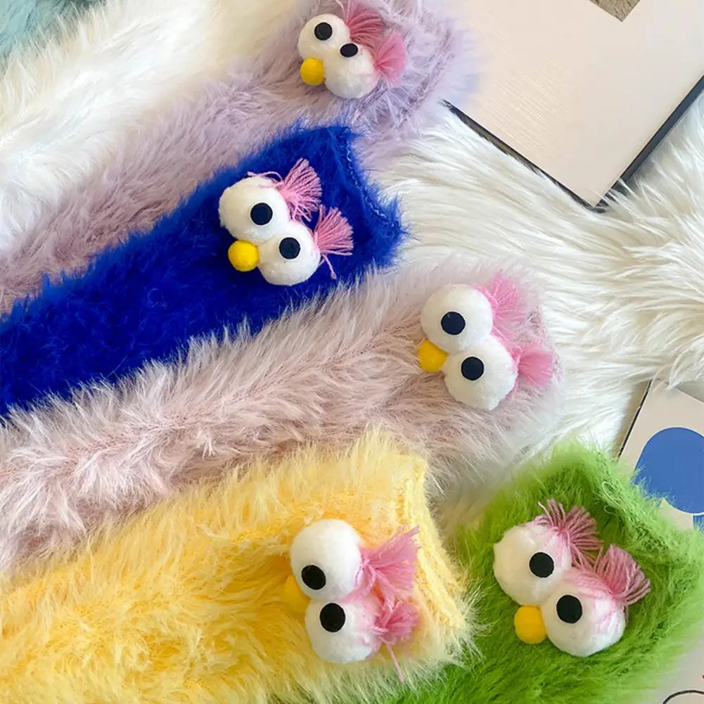 

Plush Socks Winter Cozy Socks Cozy Winter Plush Slipper Socks for Women Fun 3d Novelty Design Warm Fuzzy Indoor for Christmas