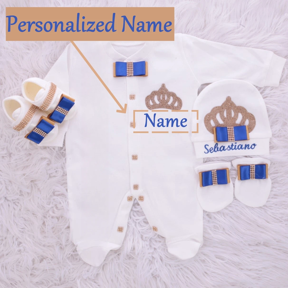 パーソナライズネームギフトセット リラックス テイク・ミー・ - Baby Clothing Names のレビューと価格