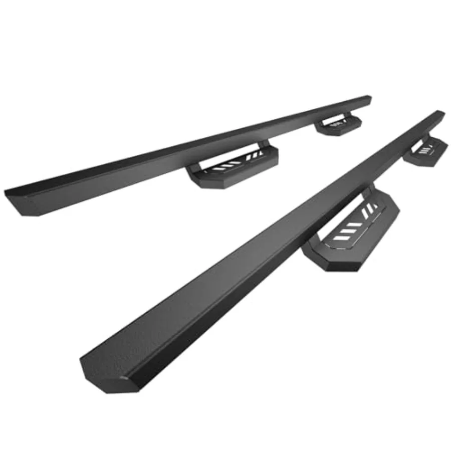 

Running Boards Fit 2019-2023 RAM 1500 Quad Cab Exclude 19-23 RAM Classic Models Truck Pickup 7" Drop Fine Texture Black Side St
