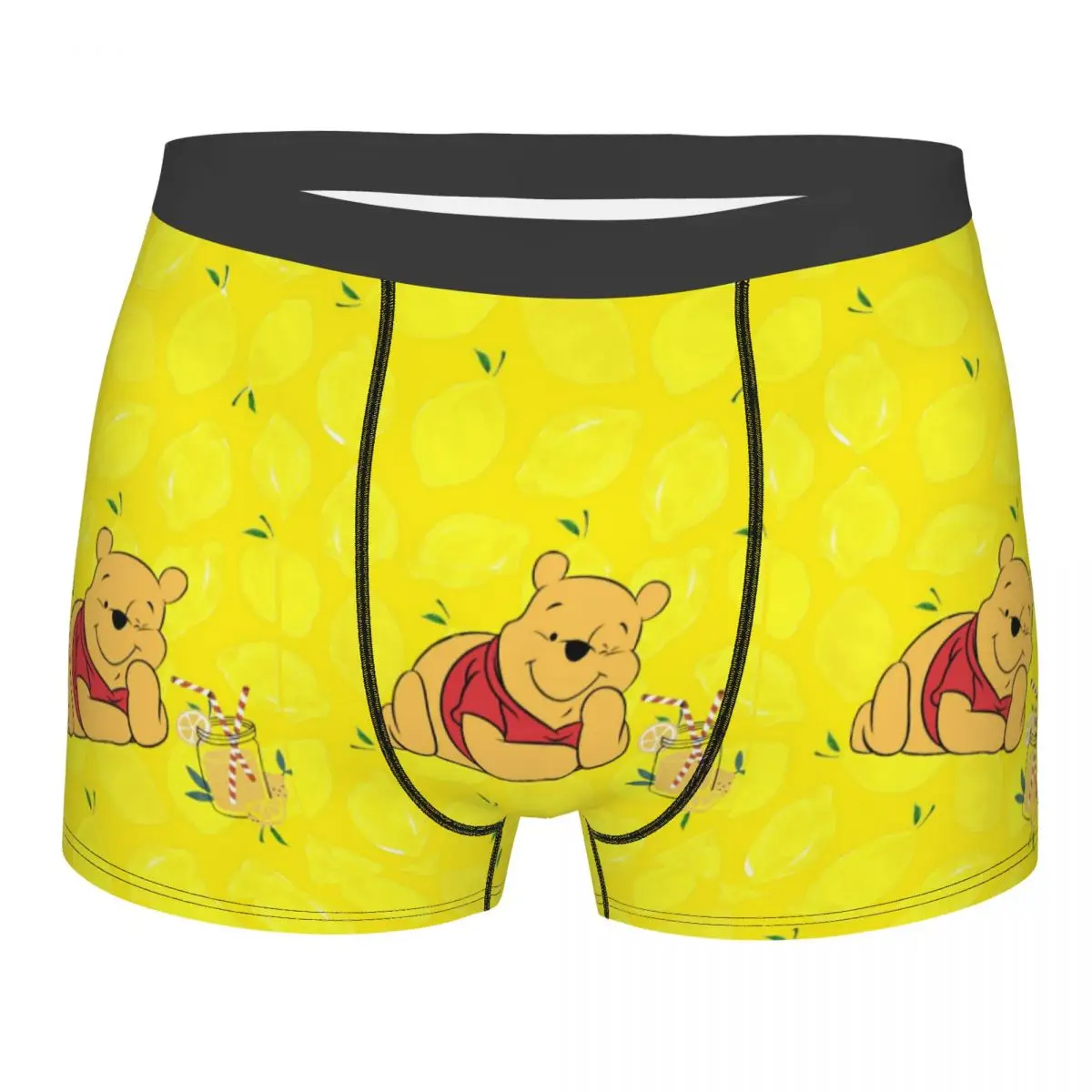 

Custom Winnie The Pooh Underwear Male Print Boxer Briefs Shorts Panties Breathable Underpants