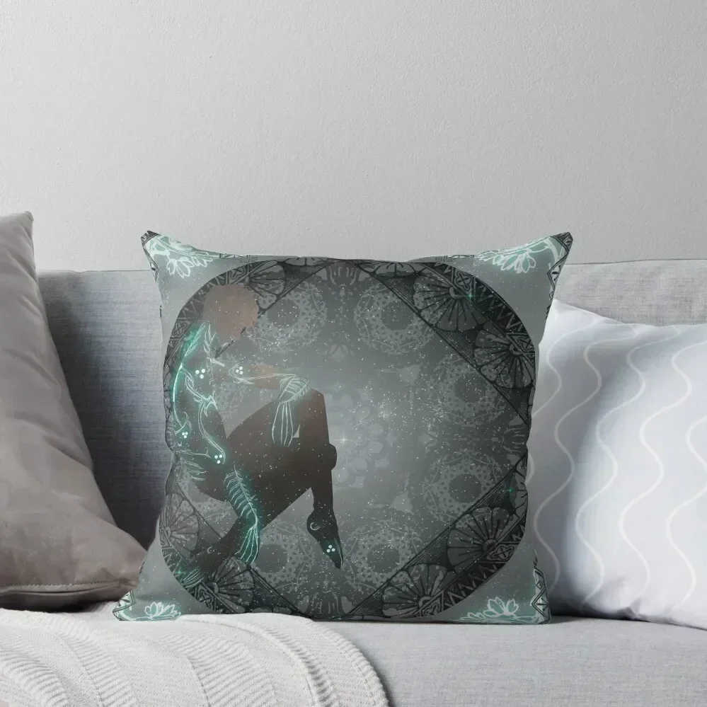 

Veins of Lyrium Throw Pillow Decorative Cushions For Living Room luxury sofa pillows Sofas Covers christmas supplies pillow