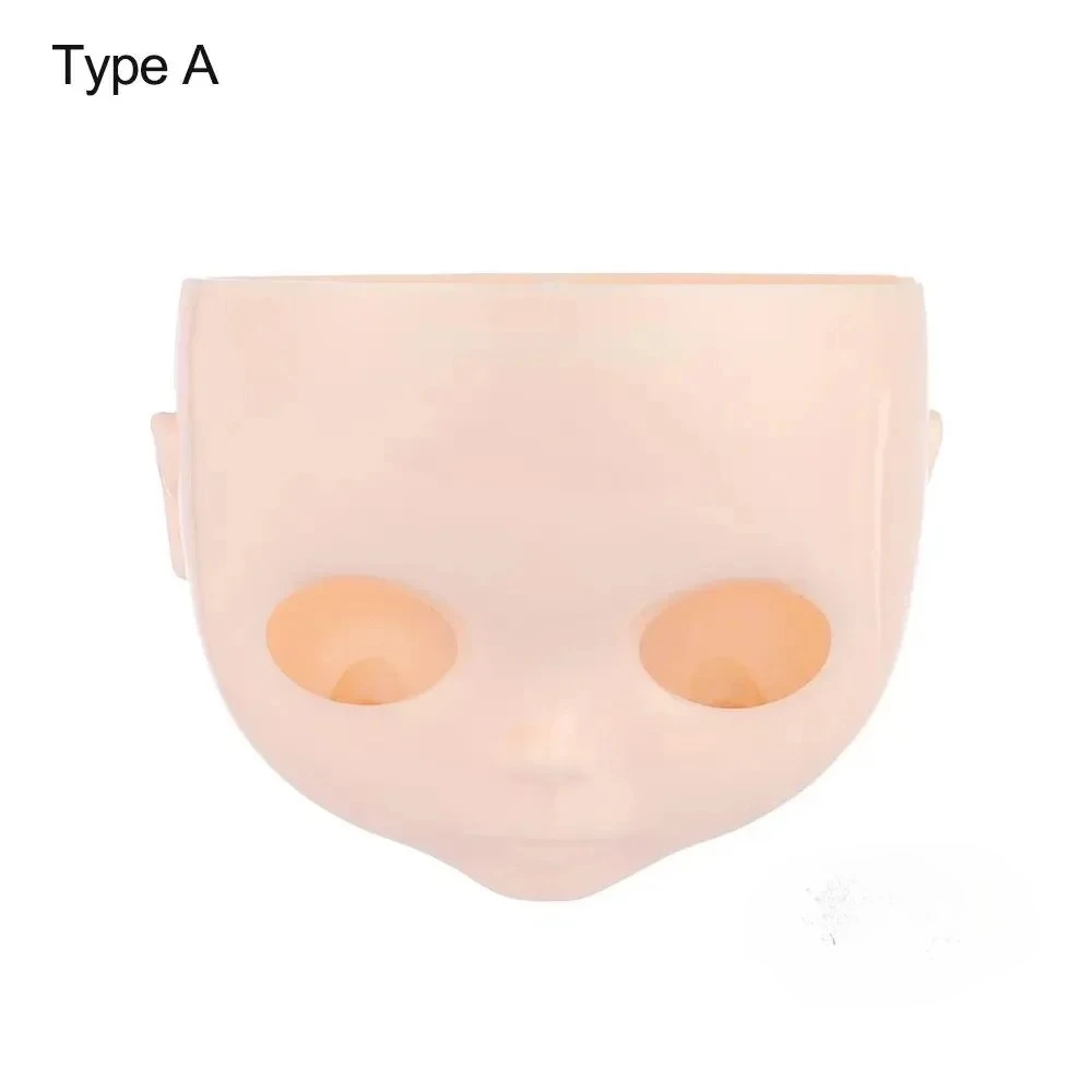 Fabryka lalek Blyth 1/6, plastikowa maska Blyth DIY 30 cm z tylną płytką, zmiana makijażu, maska z śrubami, akcesoria do zabawek