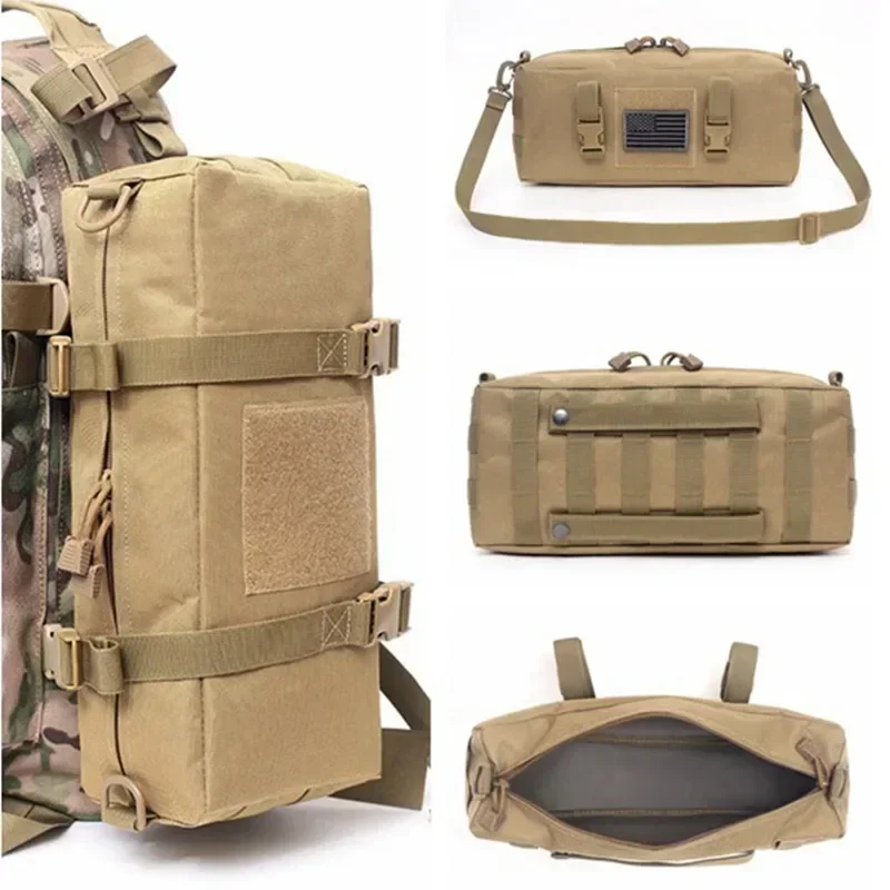 Tactical Storage Bag Portable Large Capacity Outdoor Camping Molle Bag Nylon Cross-border Camping Shoulder Bags