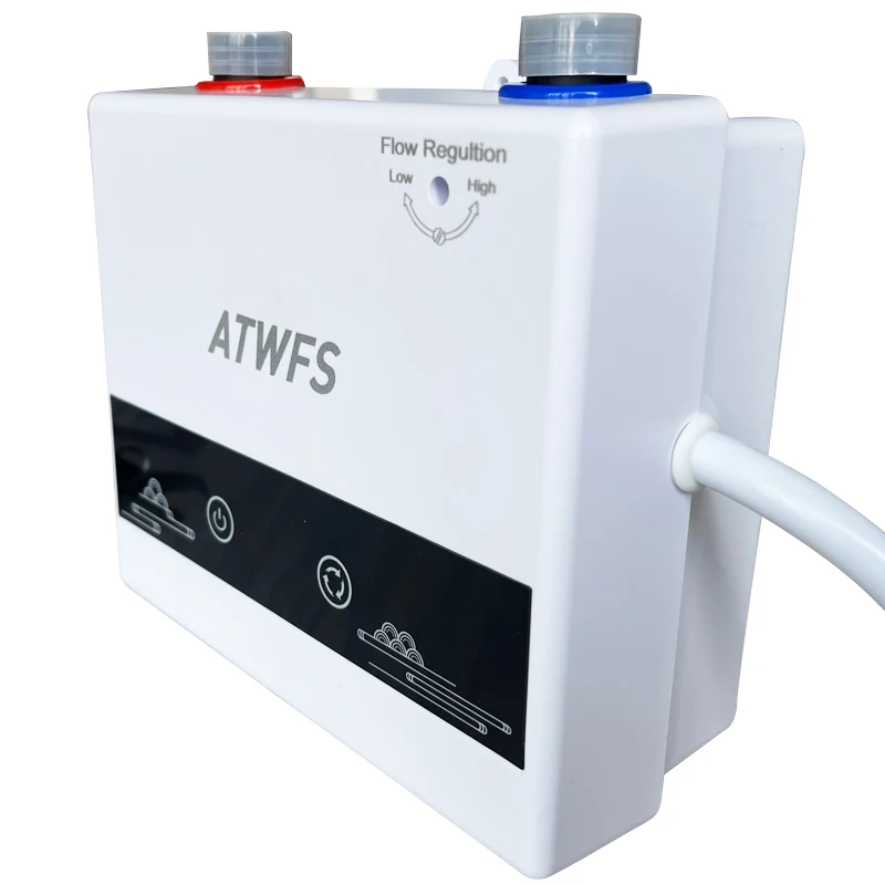 ATWFS Instant Water Heater 220V 4000W Portable Electric Heaters for Bathroom Hot Water Shower and Home Kitchen Heating