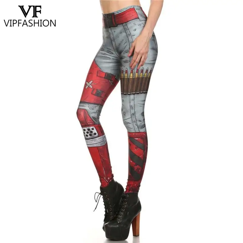 Vip Fashion Punk Leggings Voor Dames 3d Print Broek Casual Streetwear Meisjes Sexy Slanke Broek Elastische Sportieve Fitness Legging