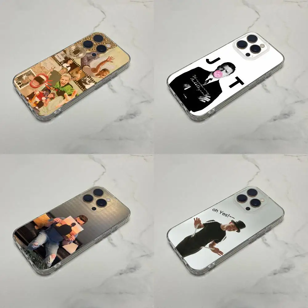 

J-Justin Timberlake Phone Case For iPhone 16,15,14,13,12,11 Plus,Pro,Max,XR,XS,Plus,E,SE4,Mini Transparent Box
