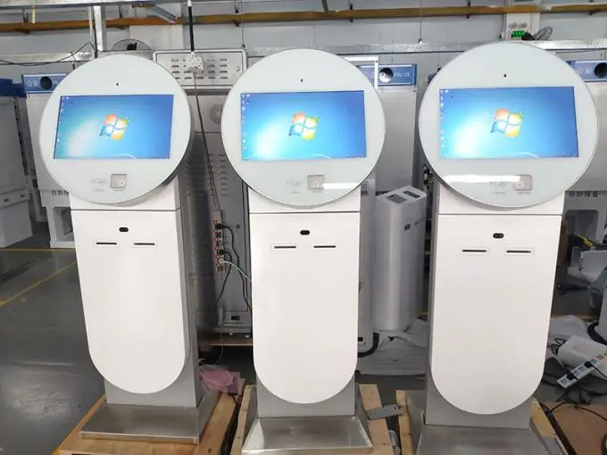 Self Service Info Self Check in Kiosk Hotel Self Checkout Machine With Room Card Dispenser Passport Scanner
