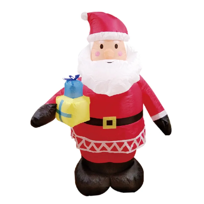 

Christmas New Inflatable Santa Air Model Garden Decoration LED Lights Holiday Party Ornament