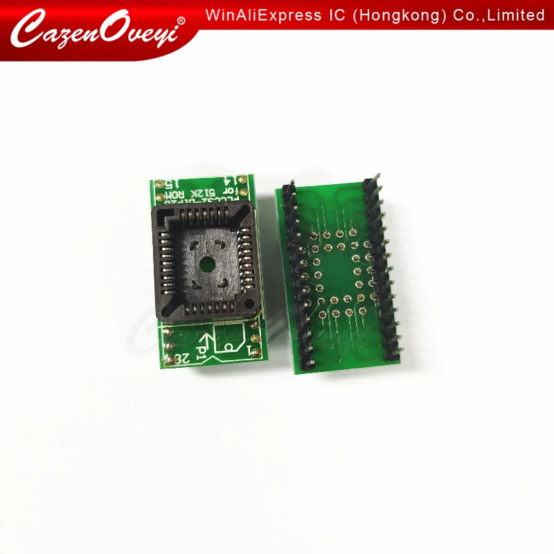 Prise de Test IC PLCC28 Turn DIP28, Adaptateur décennie s de Conversion, Pièces de Siège en Stock, 1 Pièce/Lot