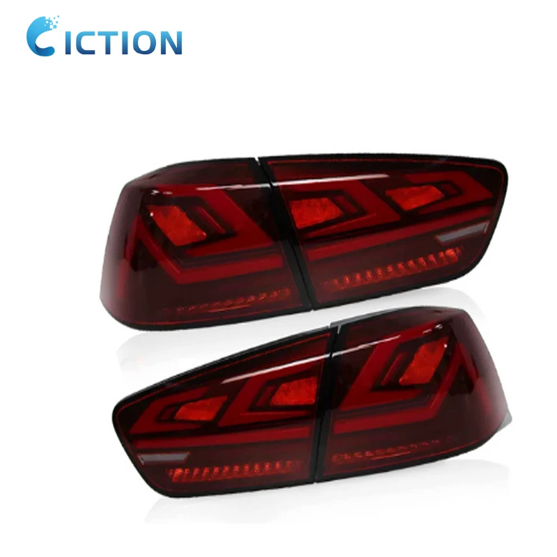 New Design Car Lamp With Sequential Turning Signal Running Light For Mitsubishi lancer EVO X 2008-2018 Taillight