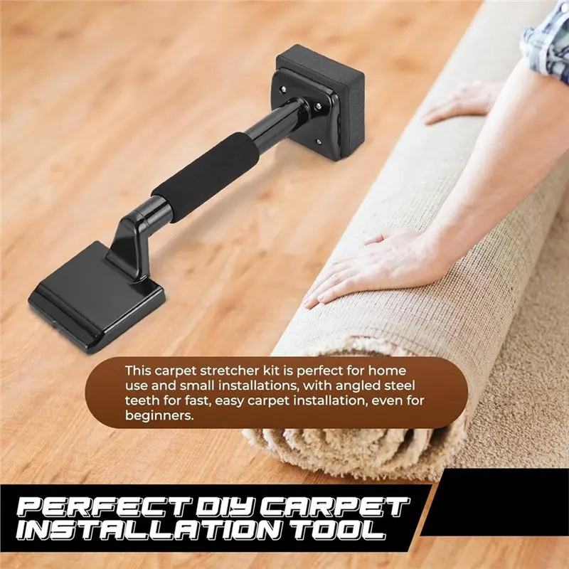 AT51-Carpet Stretcher Tool Carpet Fitting Knee Kicker Wrinkle Remover Carpet Support Carpet Tensioner