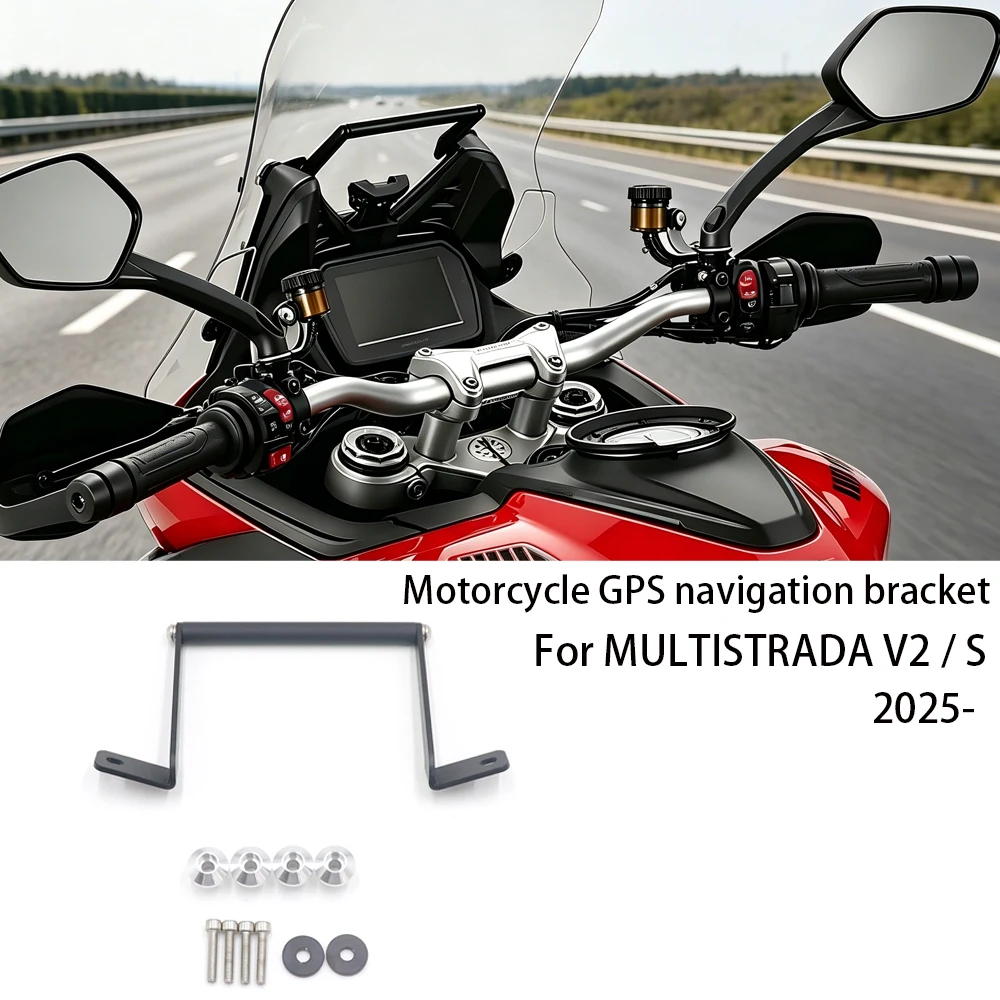 

For DUCATI MULTISTRADA V2 / S 2025- Motorcycle Accessories MULTISTRADAV2/S Navigation Bracket Navigation Support Phone Holder