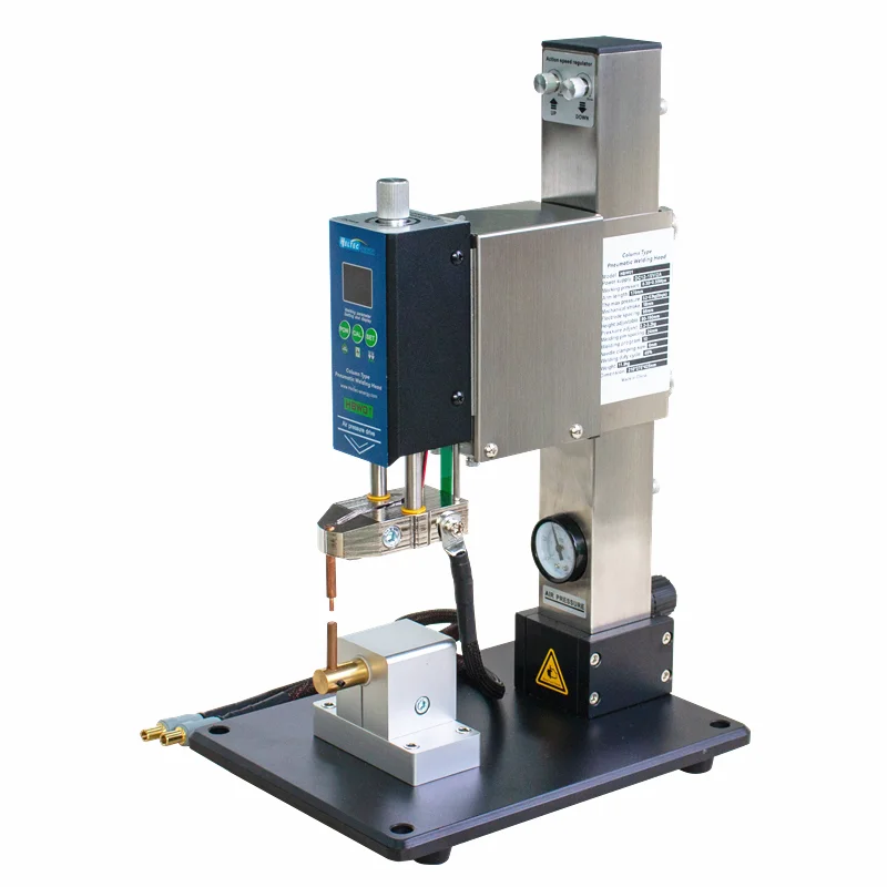 HT-SW01H HT-SW02H Battery spot welding machine/Spot welder with Pneuatic butt weld head/butt welding head/opposed weld head