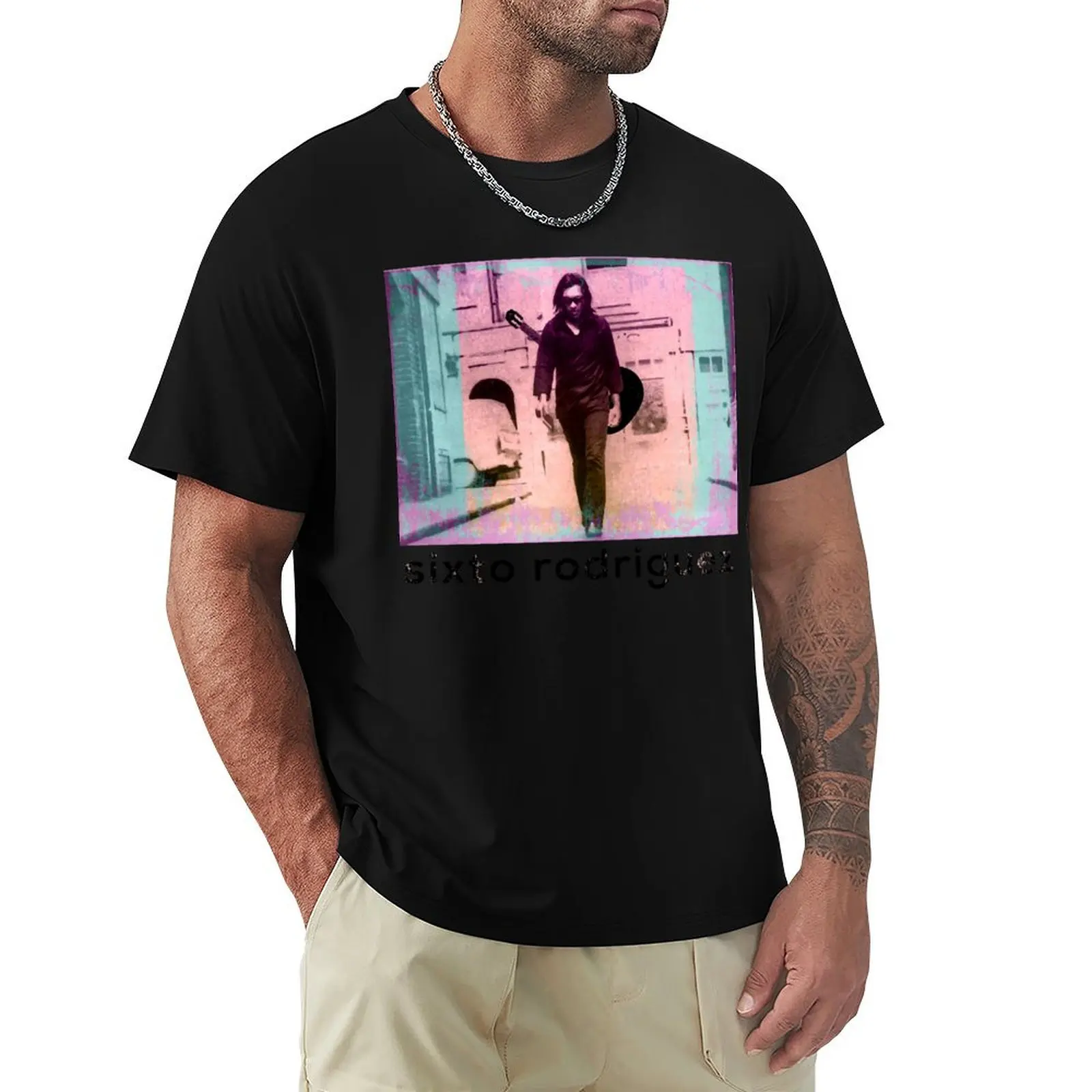 Sixto Rodriguez - Sugar man tribute T-Shirt man t shirt summer T-Shirt
