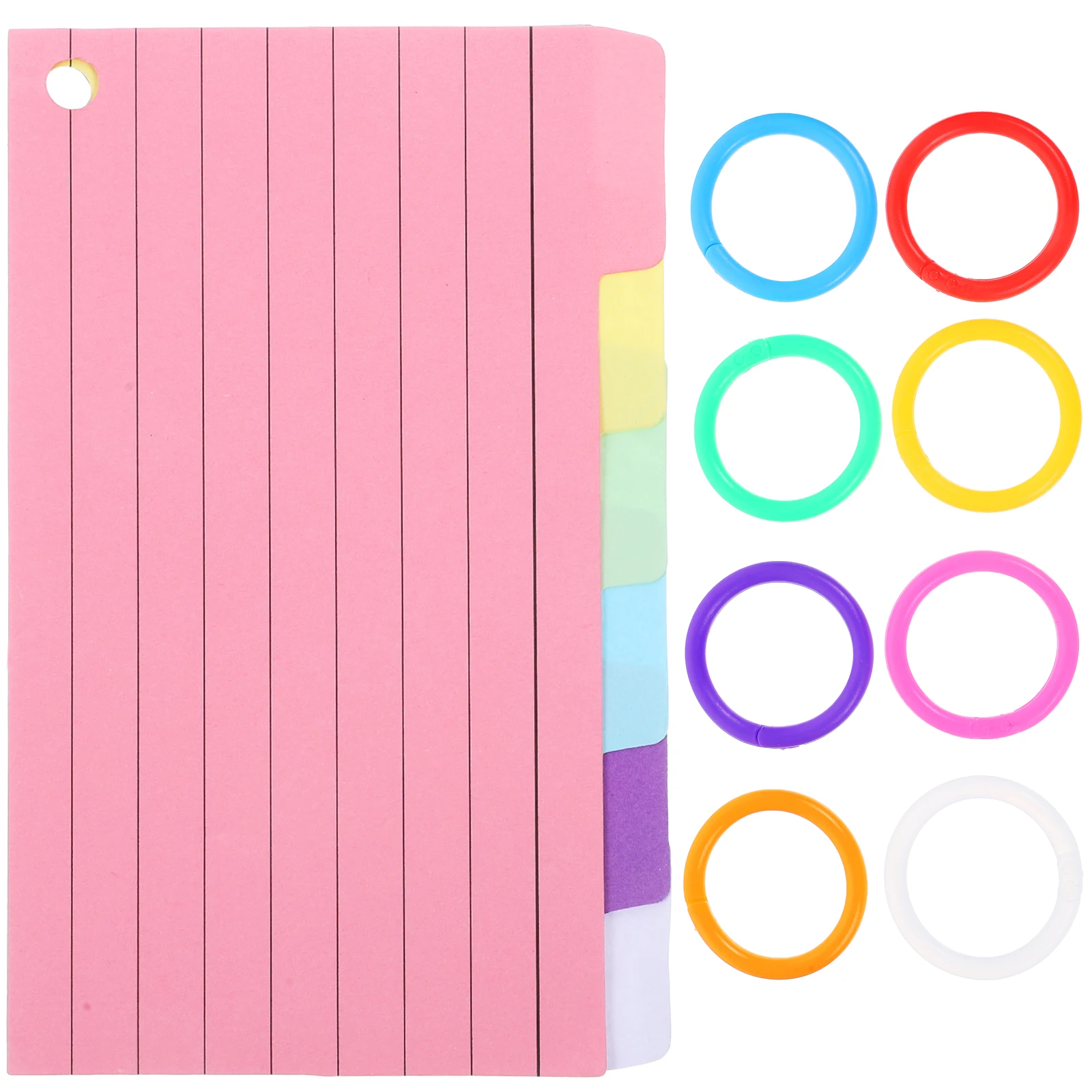 

1Set Small Spiral Notepads Index Cards Thick Paper Horizontal Lines Portable Note Taking Pads for Study Work Students Teachers