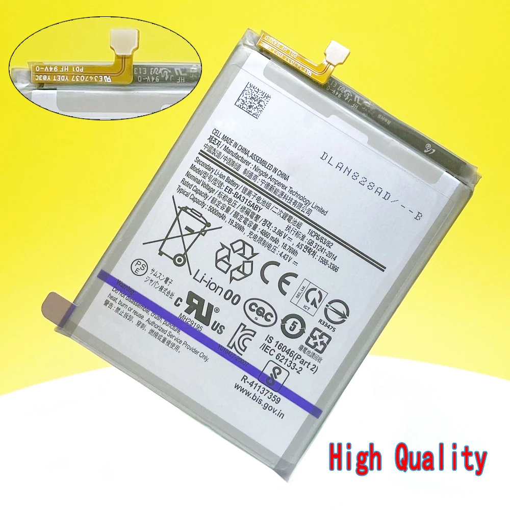 New EB-BA315ABY 5000mAh Battery For Samsung Galaxy A32 4G A325f Phone Replacement High Quality With Tracking Number