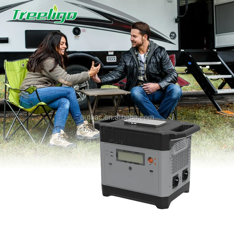 

Rechargeable Solar Energy System 1000W Outdoor Home Rv Tent Usb Portable Solar Generator Power Station