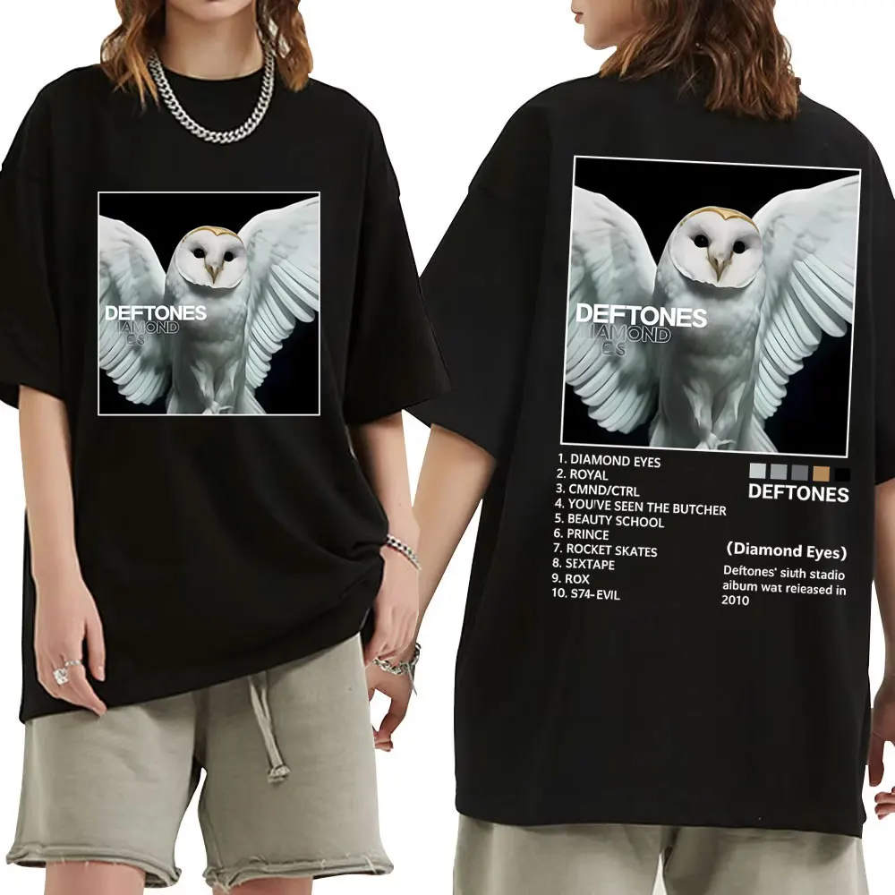 

Rock Band Deftones Diamond Eyes Print T-shirt Summer Men Alternative Heavy Metal Streetwear Male Fashion Casual Oversized Tshirt