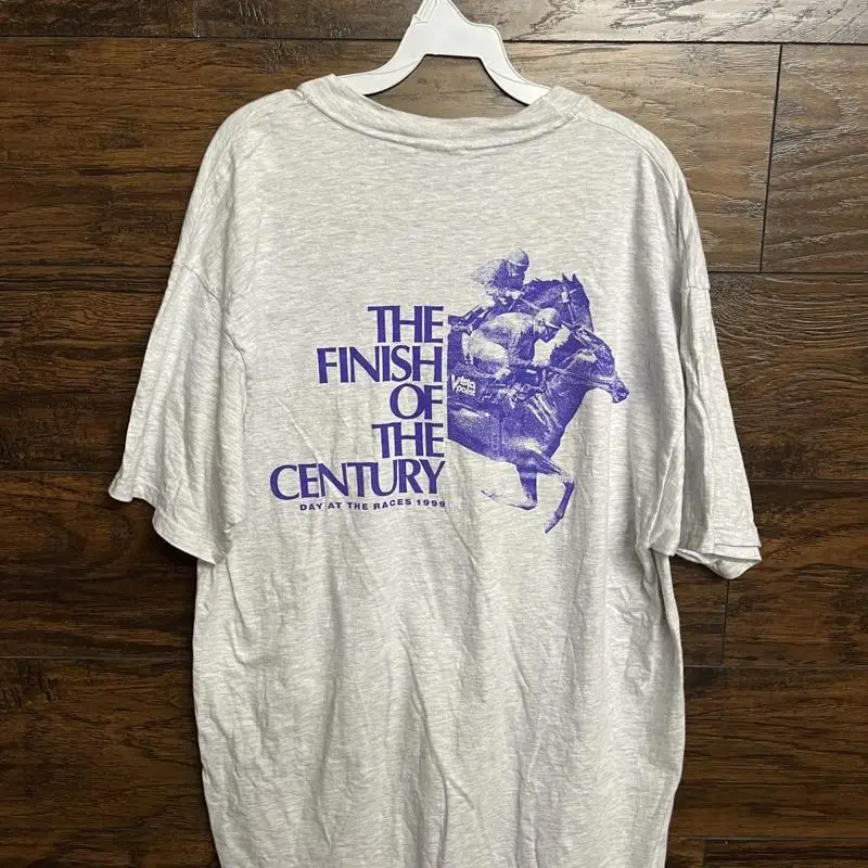 

Футболка Vtg Vista Paint Day At The Races 1999, Санта-Анита Xl