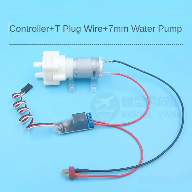 4.8V-12V/24V Waterpomp 3-kanaals 6-kanaals Watergekoelde Afstandsbediening Schakelaar Controller T/Xt60 Plug Model Sleepnet Boot