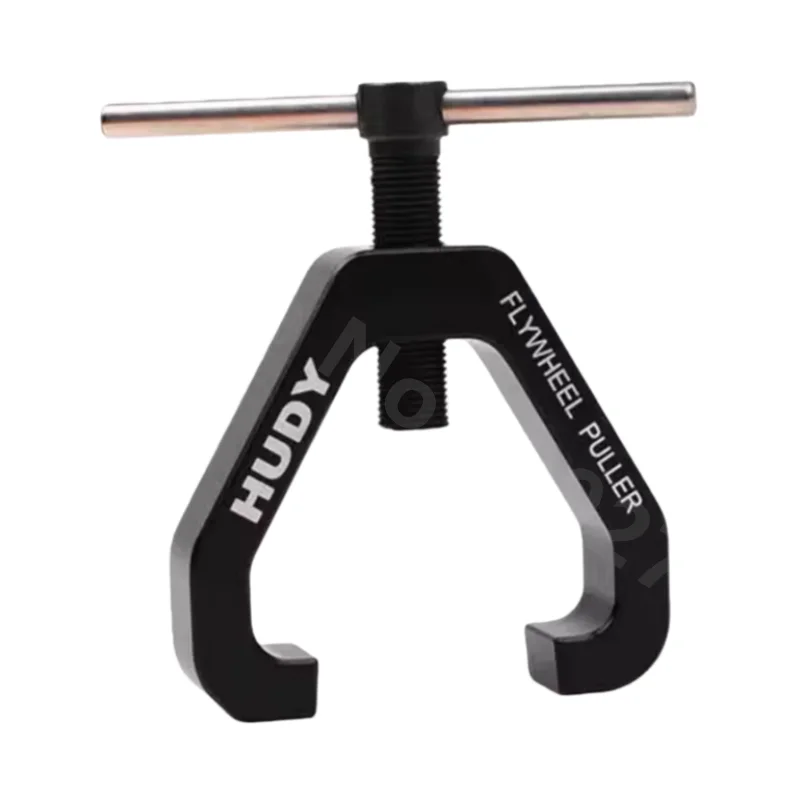 Hudy RC Car Flywheel Puller Draw Bar From Berg Black 107030 Methanol Engine Fywheel Disassemblability Flywheel Disassembly Tool view 5
