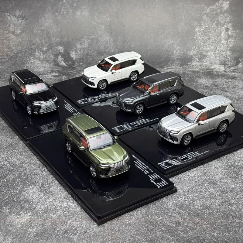 

ЖК-дисплей 1:43 для сплава LX600, полностью открытая модель автомобиля, подарочная коллекция украшений, подарок