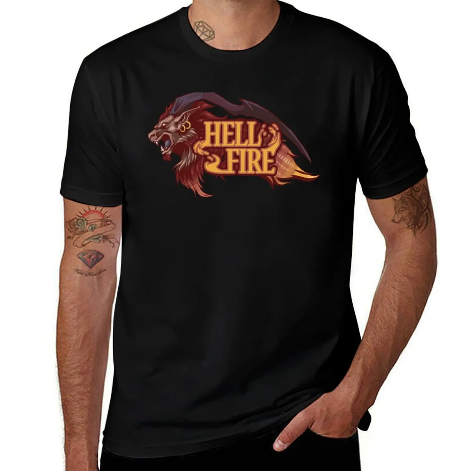 

Guardian Force Ifrit: Hell Fire T-Shirt Construction Work Tee Shirt