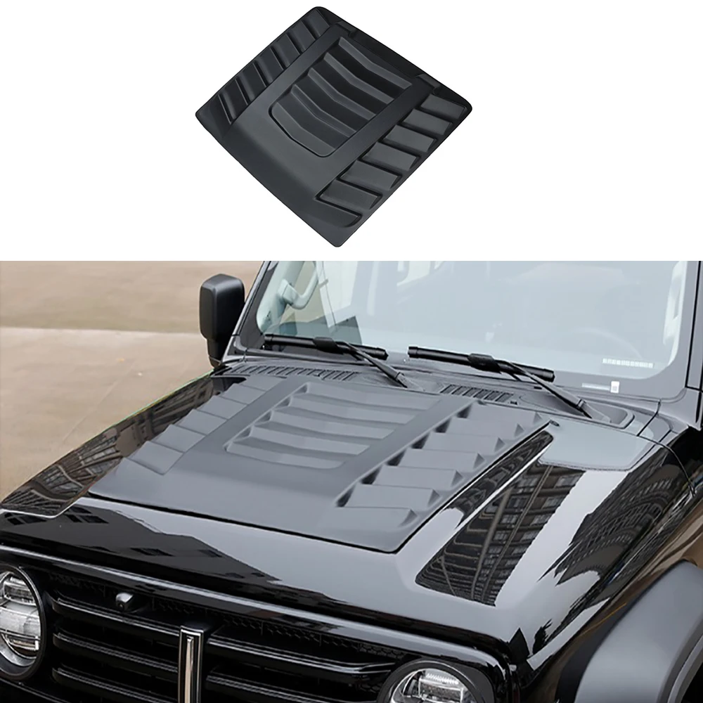 

4x4 Car Accessories ABS Black Bonnet Scoop Hood Cover For Great Wall GWM WEY TANK 300 Tank 300 2021-2024 Body Kits